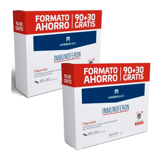 Inmunoferon Formato Ahorro Pack 2 x 90+30 cápsulas