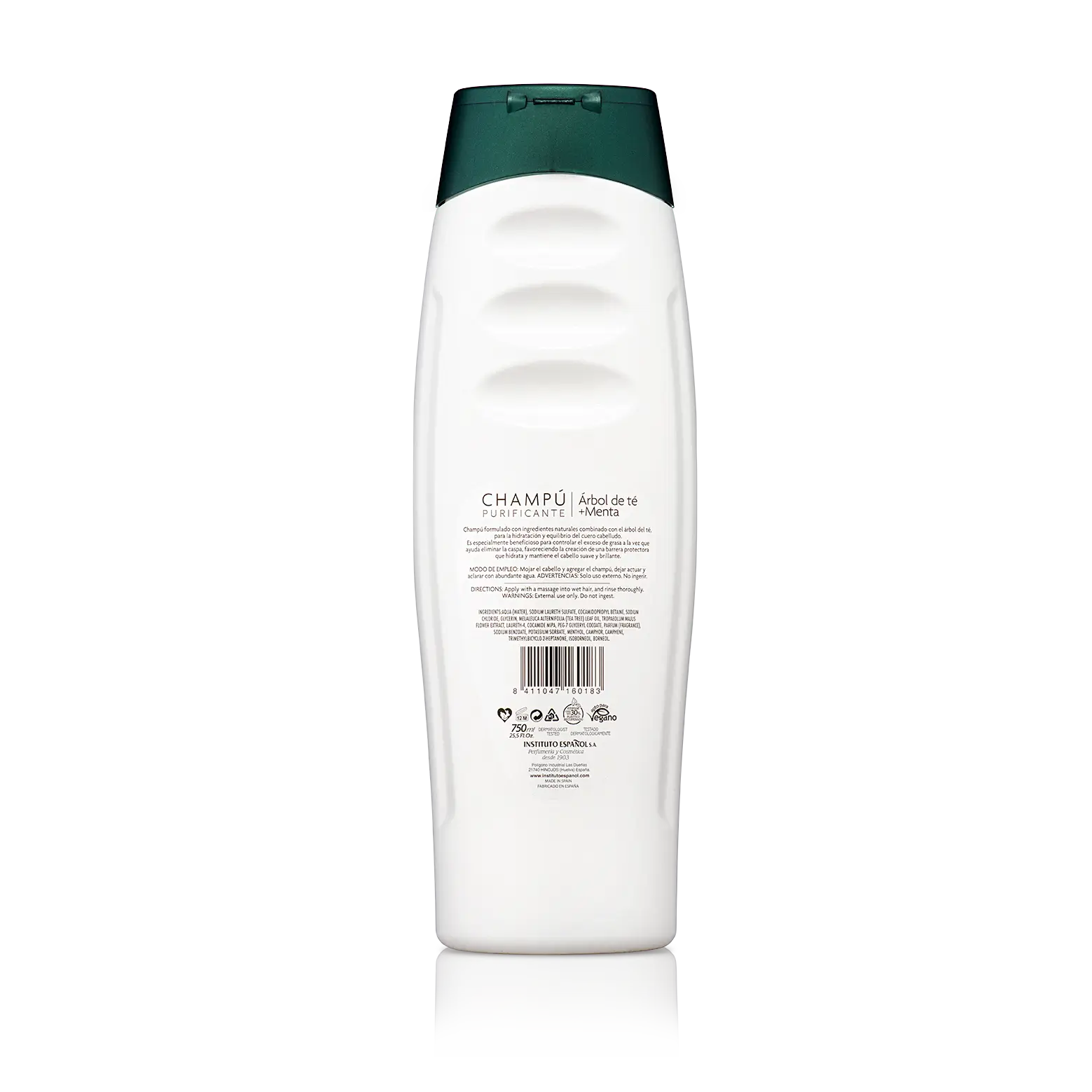 Instituto Español Champu Arbol De Te + Menta  - 750 Ml