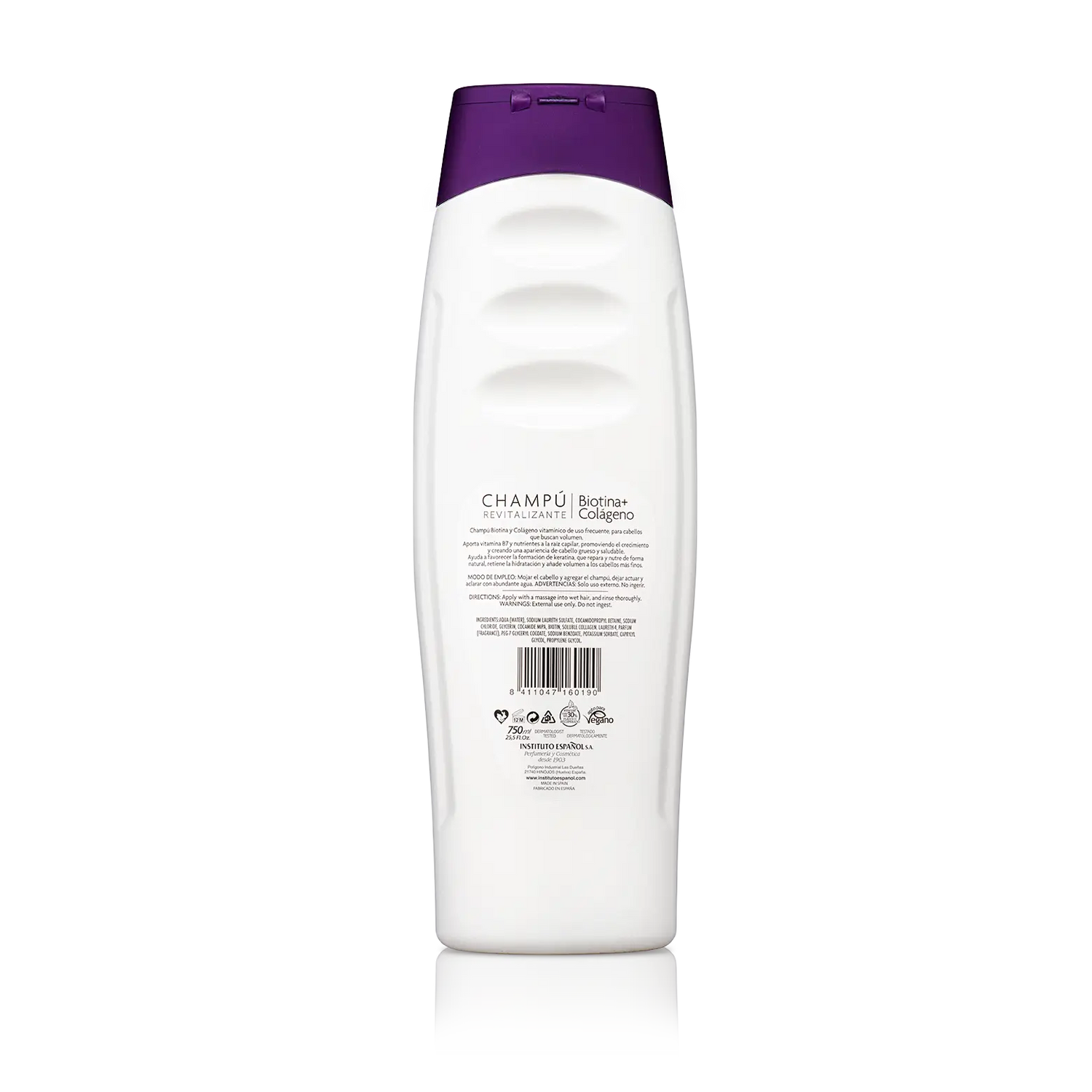 Instituto Español Champu Biotina + Colageno  - 750 Ml