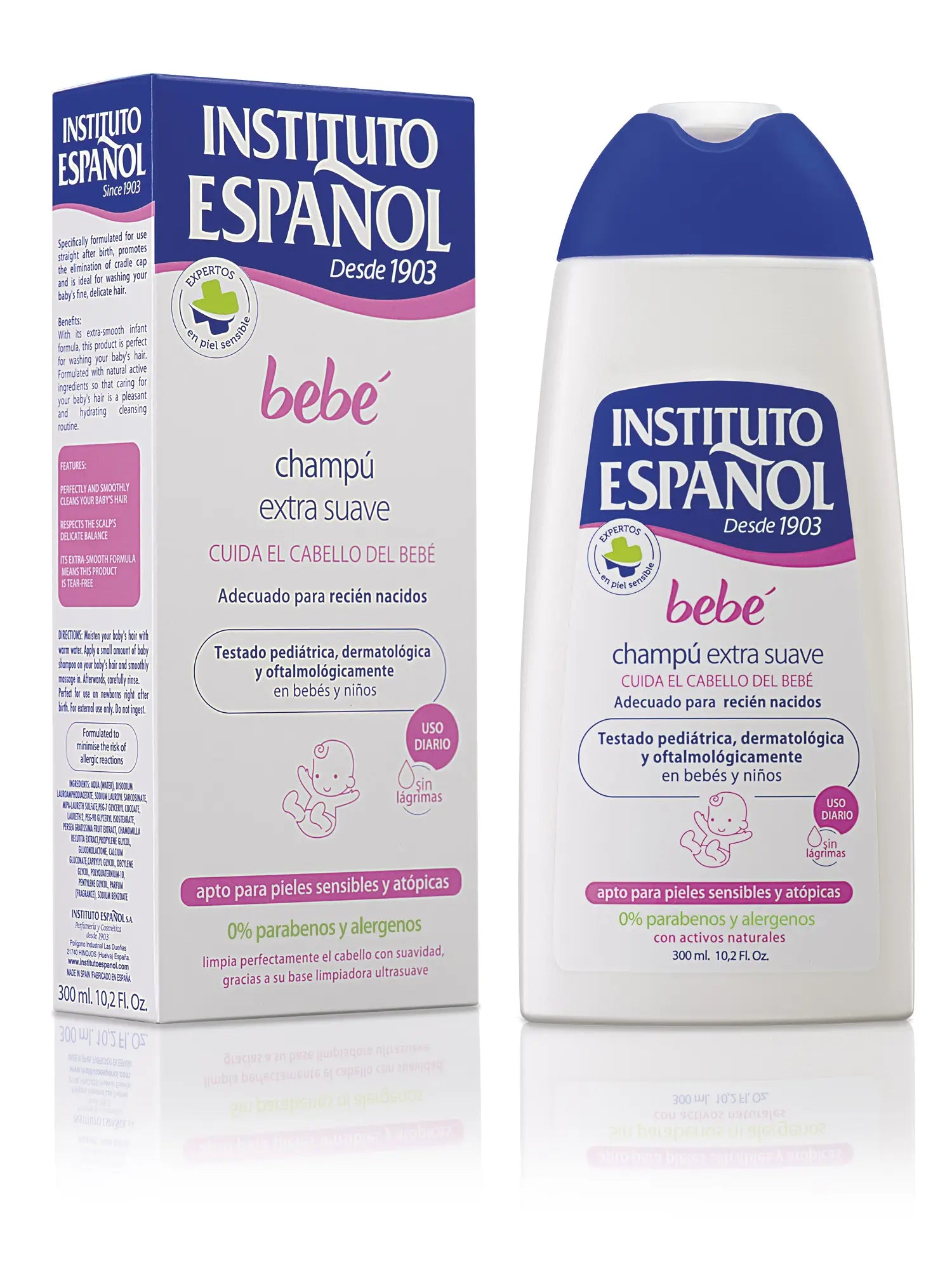 Instituto Español Champu Extra Suave Linea Bebe - 300 Ml.