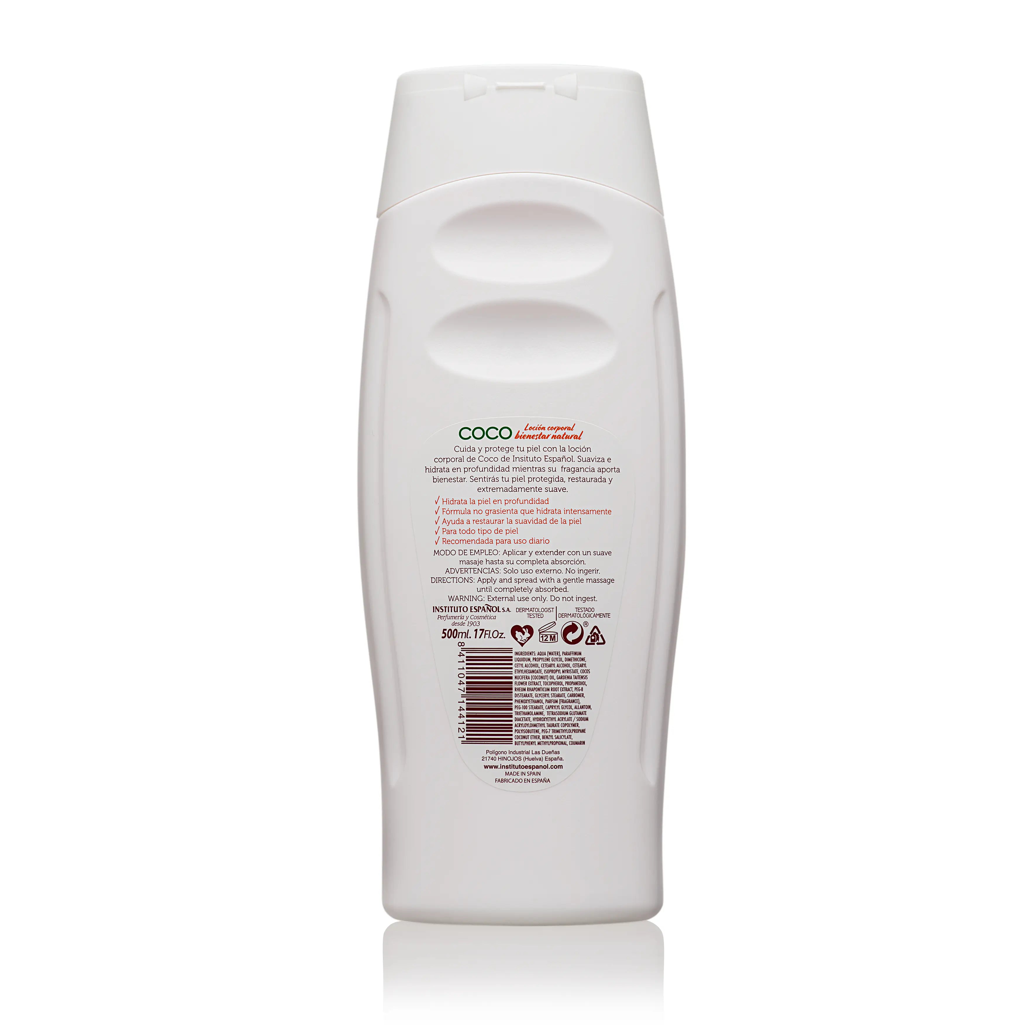 Instituto Español Locion Coco - 500 Ml.