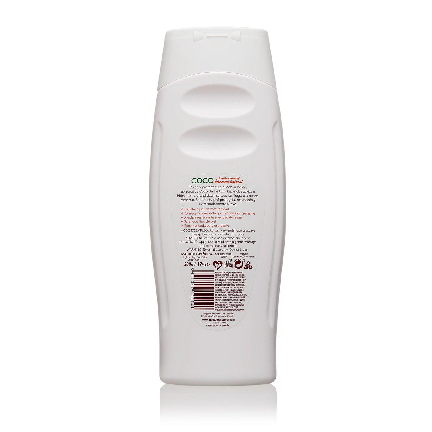 Instituto Español Locion Coco - 500 Ml.