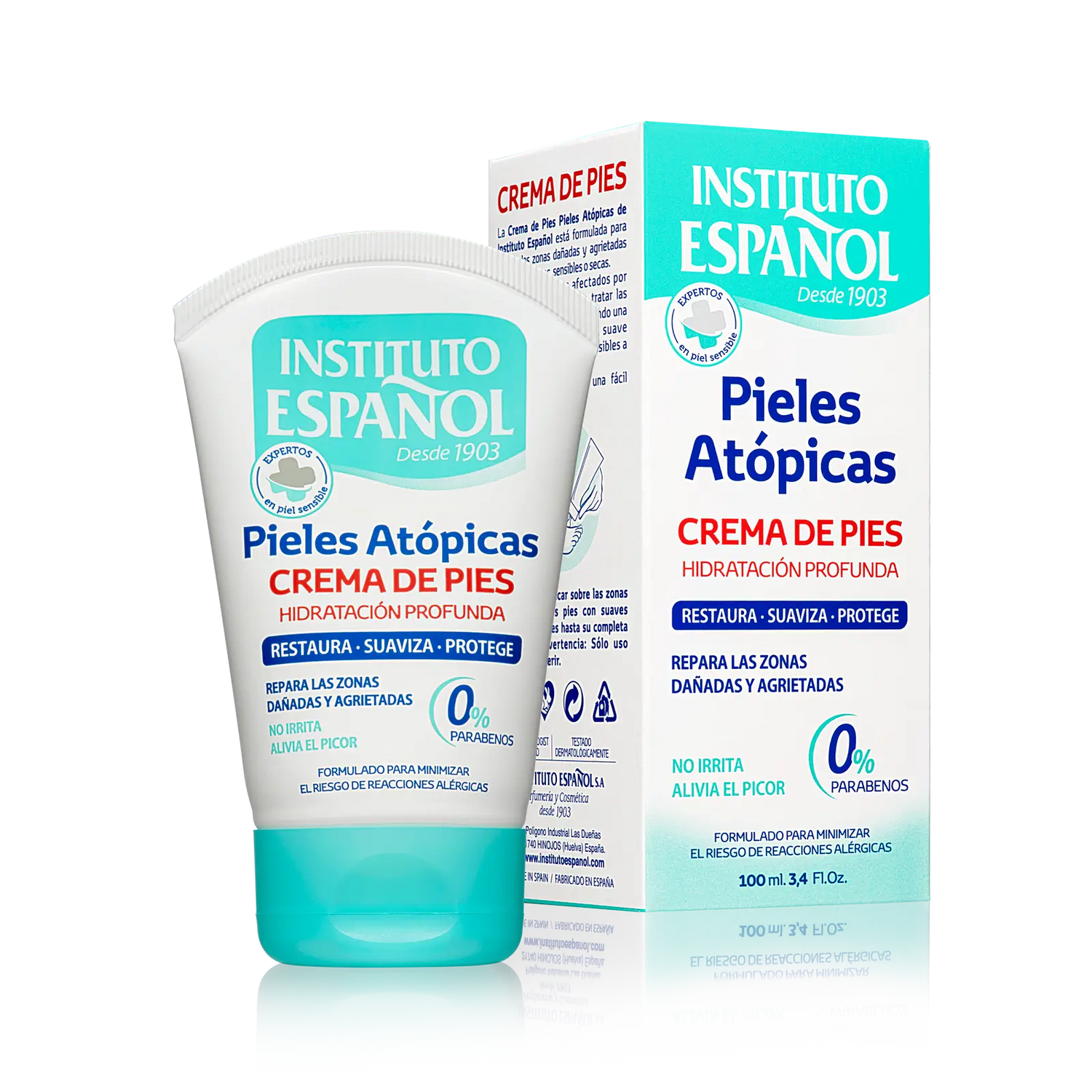 Instituto Español Tubo Crema Pies Pieles Atopicas - 100 Ml