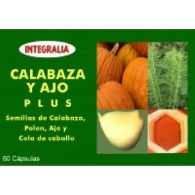 Integralia Calabaza Y Ajo Plus 60 Cápsulas 