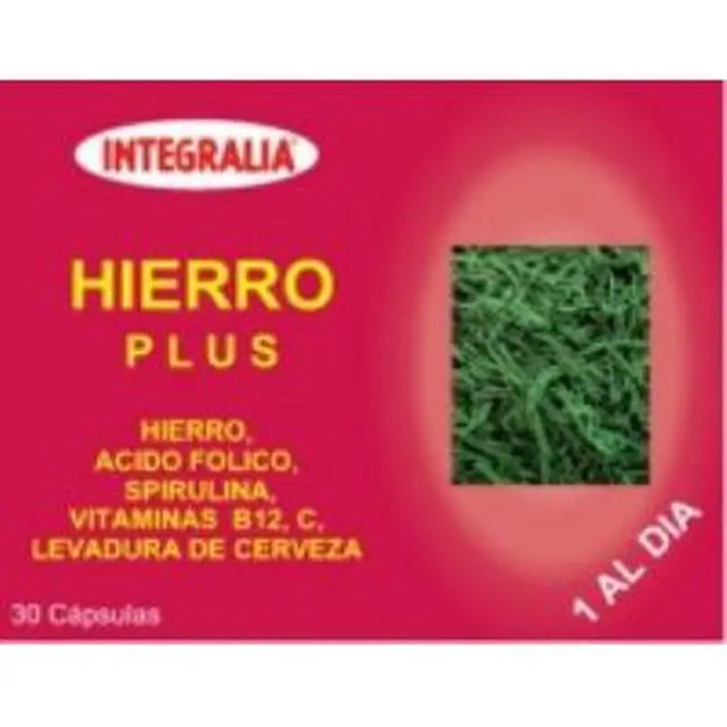 Integralia Hierro Plus 30 Cápsulas 