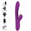 Intense Ateneo Vibrador Multifunción Recargable 7 Vibraciones Con Lengua Oscilante Y Succionador Morado