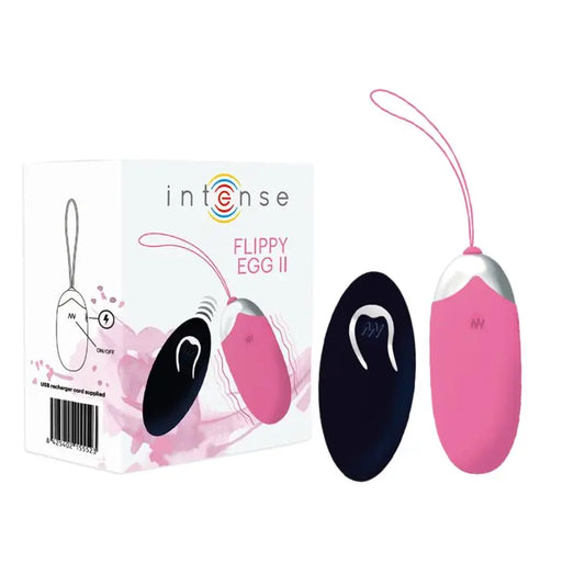 Intense Couples Toys   Flippy Ii Huevo Recargable Remoto Rosa