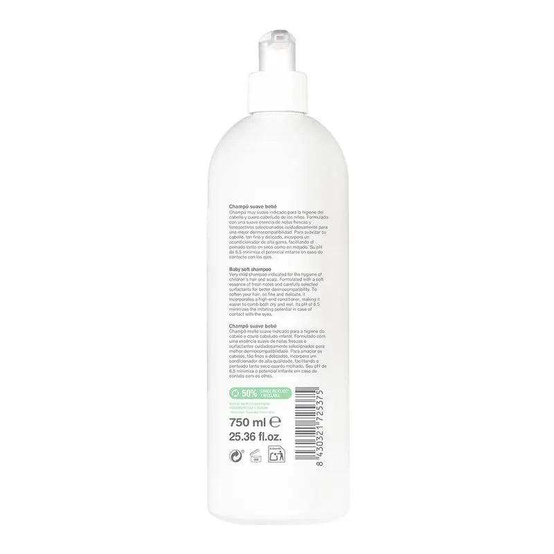 Interapothek Champú Suave Bebé, 750 ml