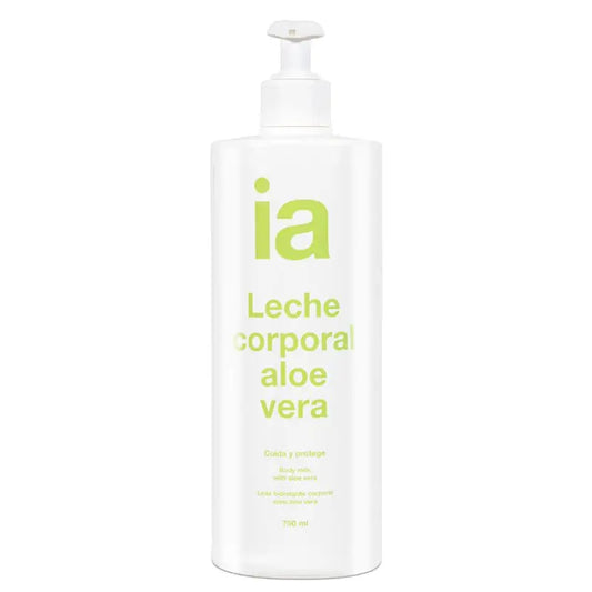 Interapothek Leche Hidratante Corporal Aloe Con Dosificador, 750 ml