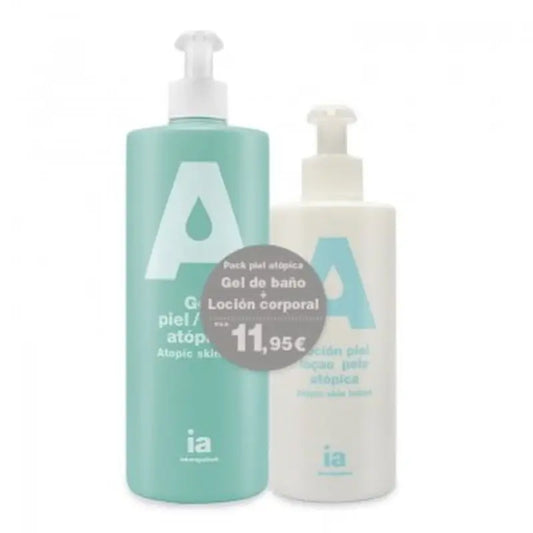 Interapothek Pack Gel 750 Ml + Locion 400 Ml Piel Atopica