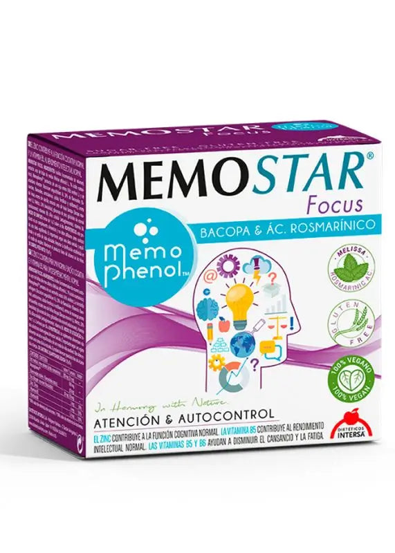 Intersa Memostar Focus, 30 Sobres      