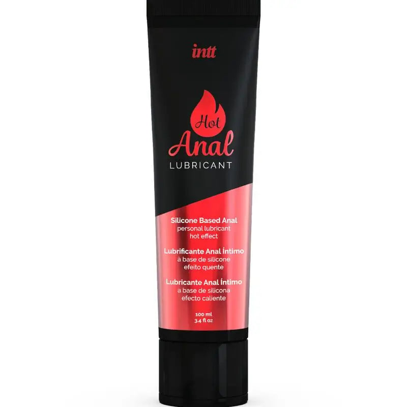 Intt Lubricante Anal Íntimo Base Silicona Y Efecto Calor 