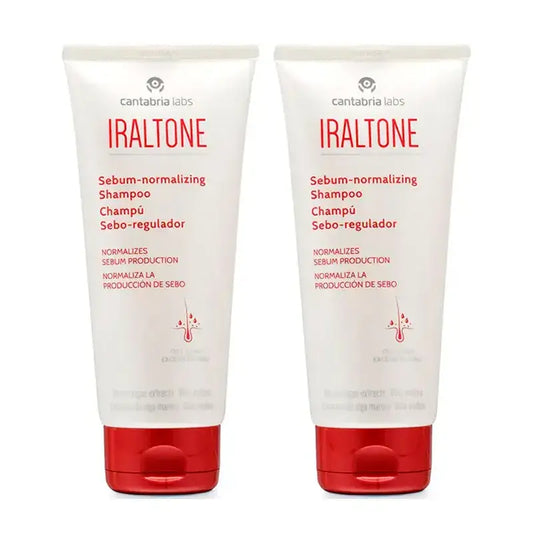 Iraltone Champú Seborregulador, Pack 2 x 200 ml