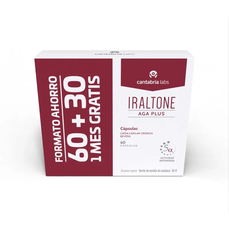 Iraltone Pack Aga Plus Formato Ahorro, 90 cápsulas