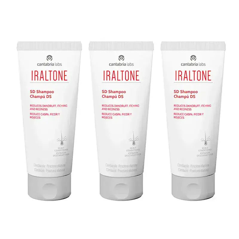 Iraltone Pack  Champú Ds, 3 X 200 Ml