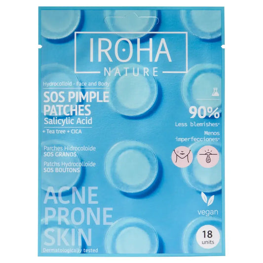 Iroha Nature Parches Sos Granos - Ácido Salicílico  , 18 uds