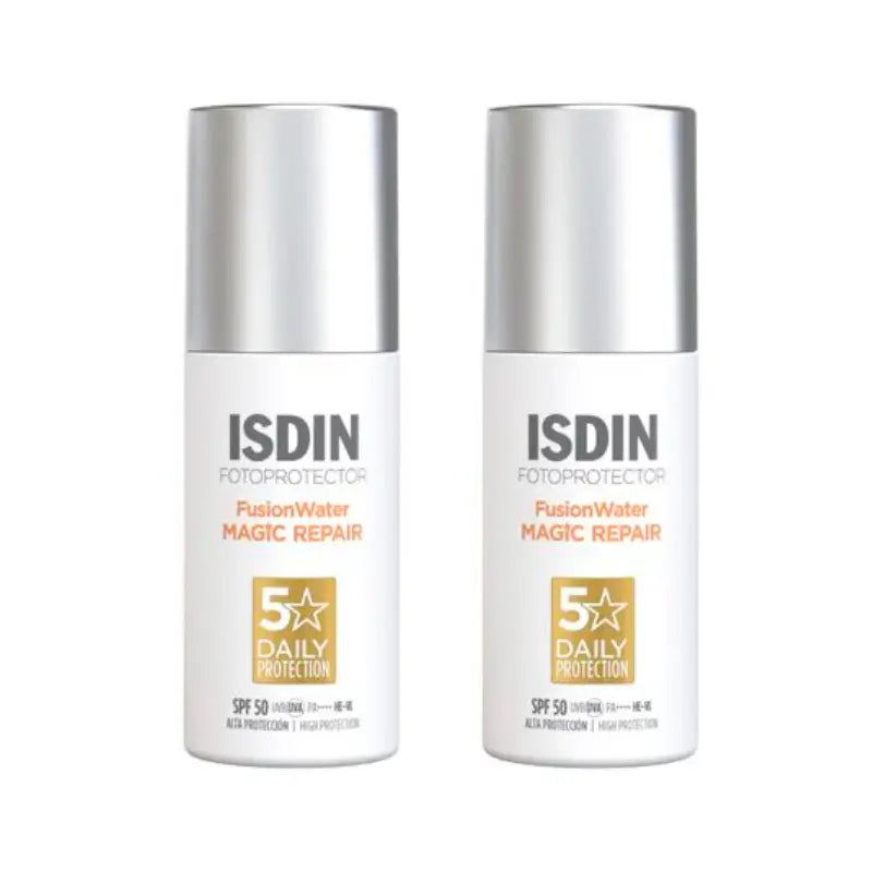 Isdin Fusion Water Magic Repair Spf 50+ 2 x 50 Ml