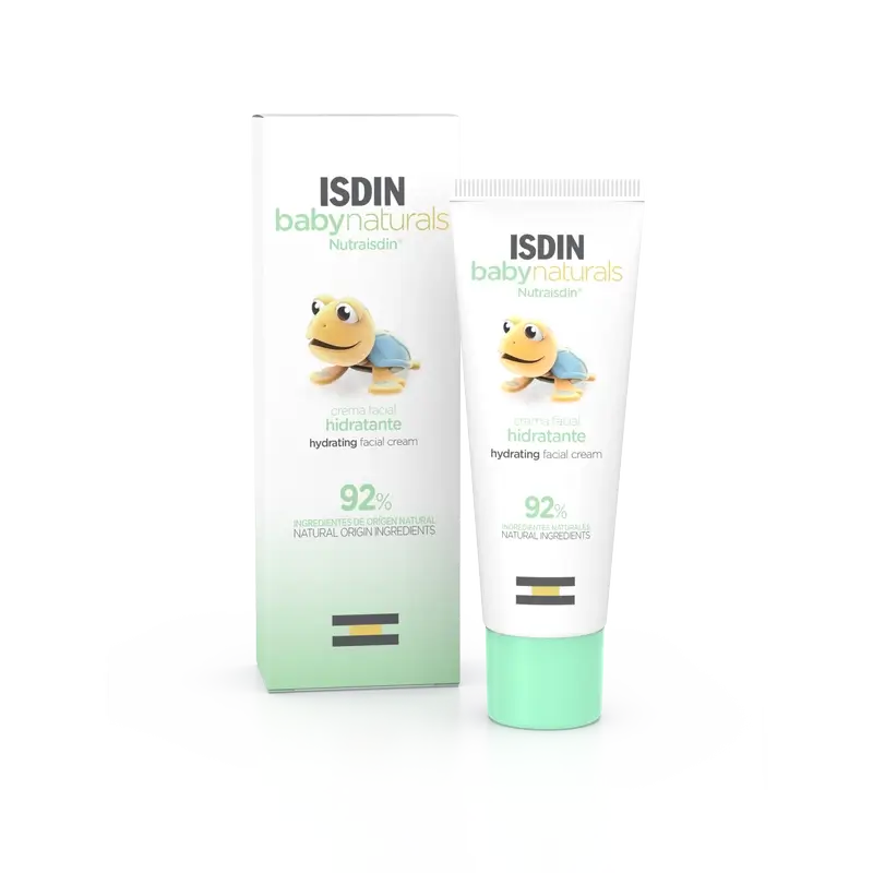 Isdin Baby Naturals Crema Facial Hidratante, 50 ml