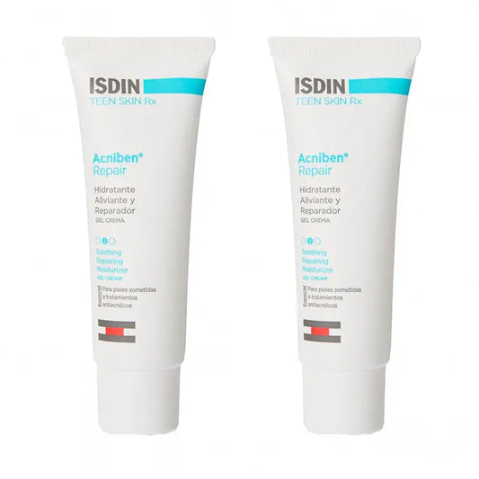 Isdin Duplo Acniben Repair Teen Skin, 2 x 40 Ml