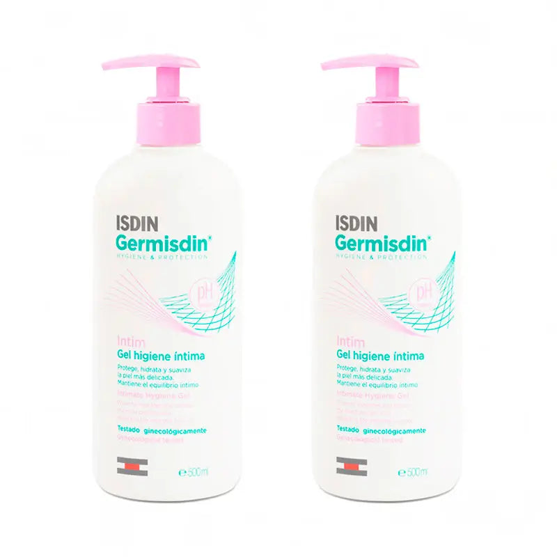 Isdin Duplo Germisdin Gel De Higiene Íntima 2 x 500 Ml