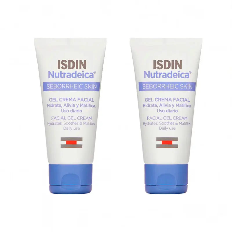 Isdin Duplo Nutradeica Gel Crema Facial 2 x 50 Ml