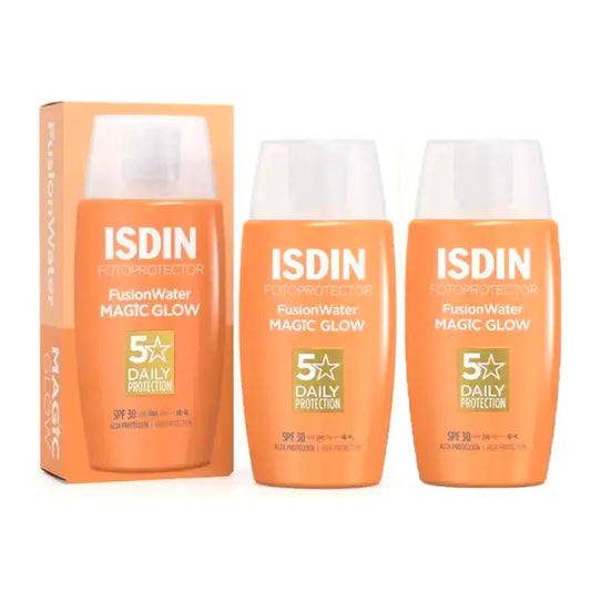 Isdin Fotoprotector Fusion Water Magic Glow SPF 30 Pack 2 x 50 Ml