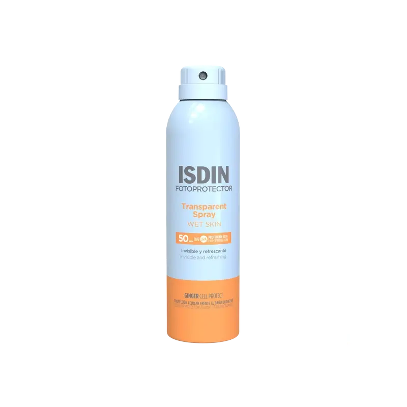 Isdin Transparent Spray Wet Skin Spf50 250 Ml