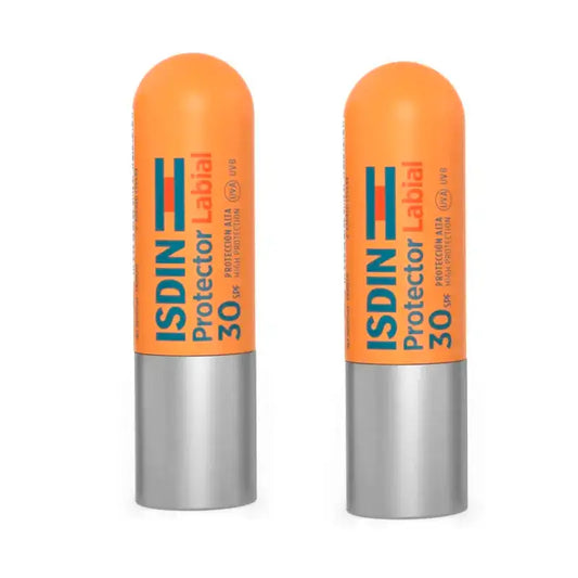 Isdin Protector Labial SPF 30, Pack 2 x 4 gr