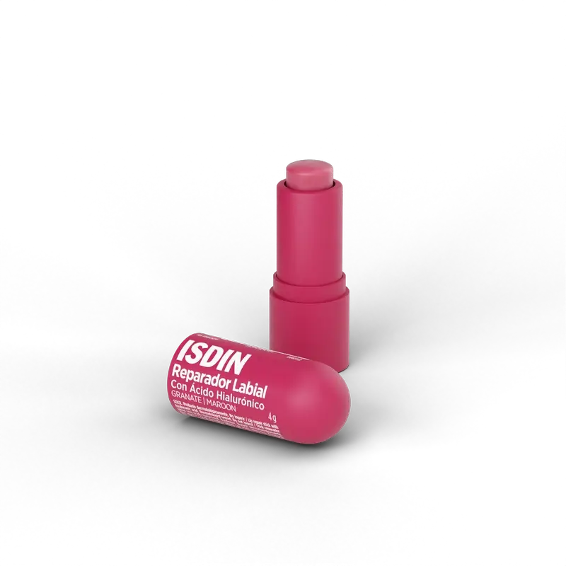 Isdin Reparador Labial Granate, 4 gr