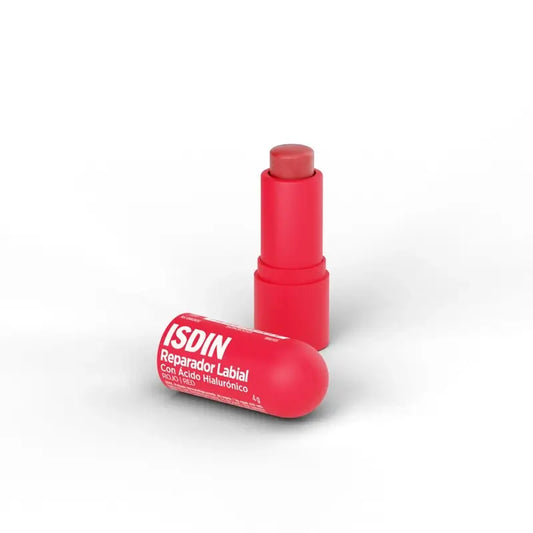 Isdin Reparador Labial Rojo, 4 gr