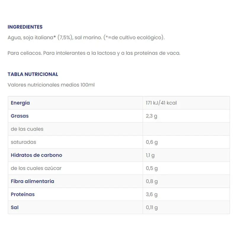 Isola Bio Bebida De Soja Bio , 1 litro