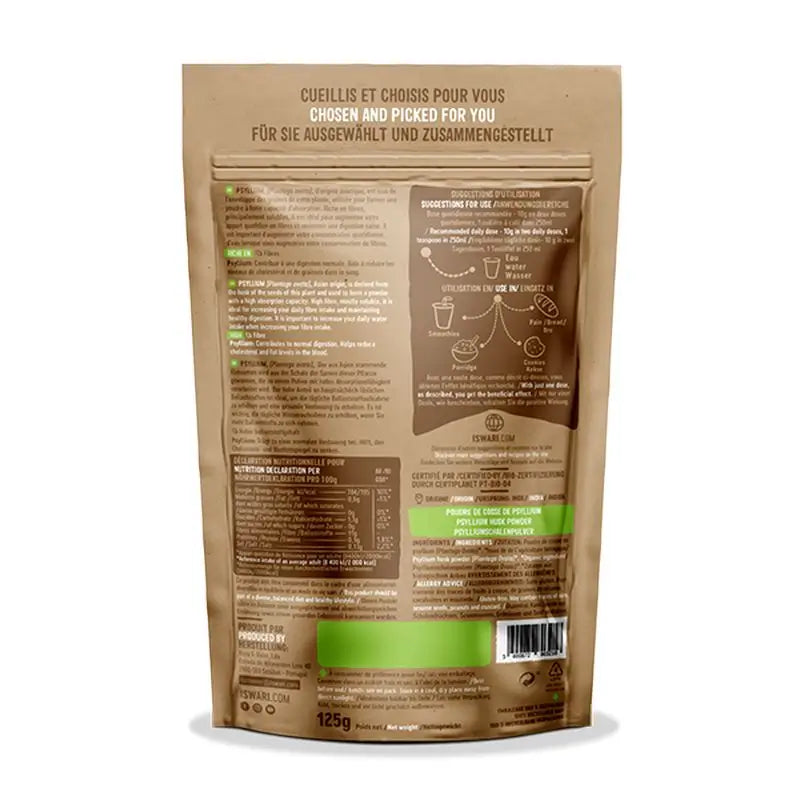 Iswari Cascara De Psyllium Bio 1 , 125 gr