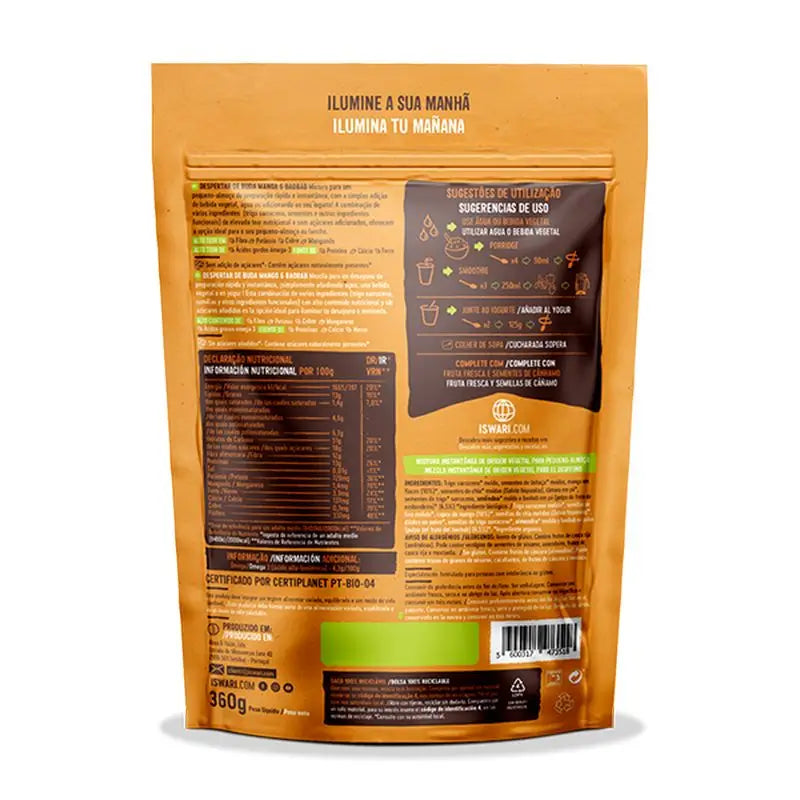 Iswari Despertar De Buda Mango-Baobab 360Gr. Bio