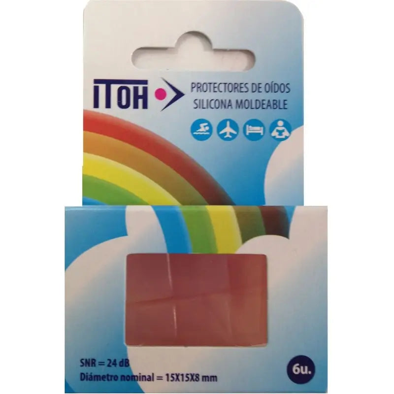 Itoh Tapón Oído Silicona  Estuche 6 unidades