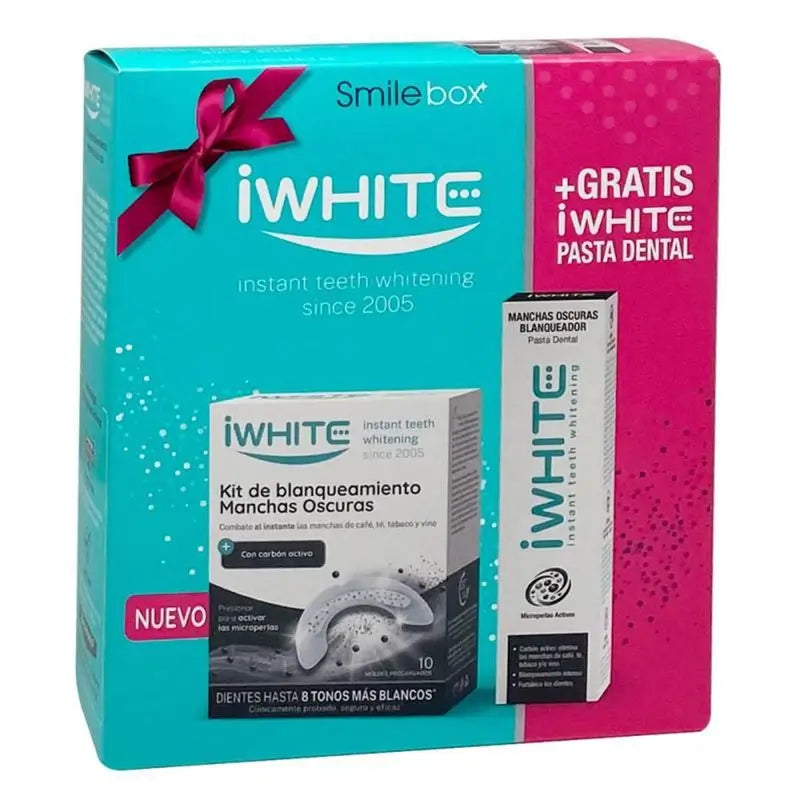 Iwhite Pack Kit Manchas, 10 moldes + pasta de regalo 75 ml