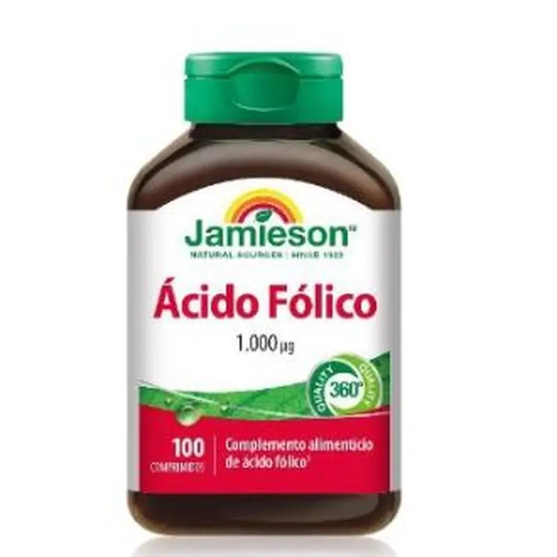 Jamieson Acido Folico 1000Mcg. 100Comp. 