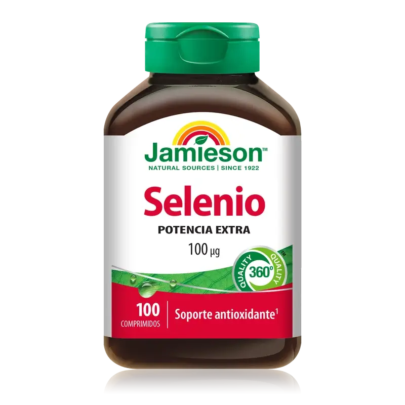 Jamieson Selenio Potencia Extra 100 Mcg , 100 comprimidos