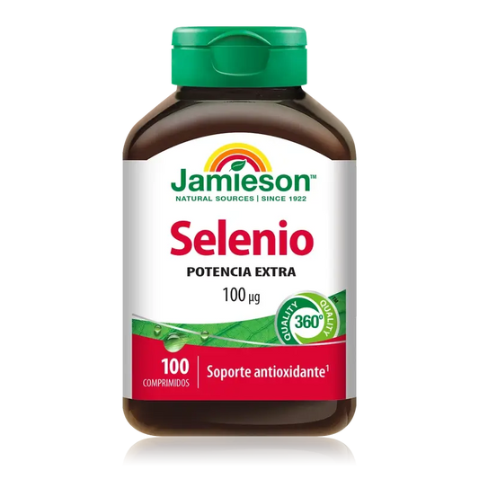 Jamieson Selenio Potencia Extra 100 Mcg , 100 comprimidos