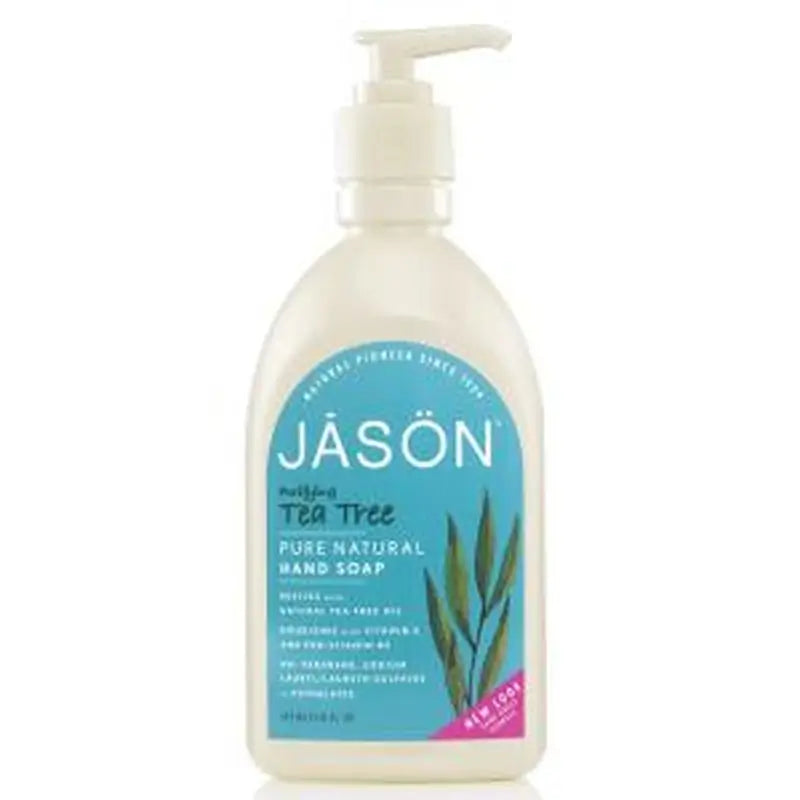 Jason Satin Soap Jabon De Manos Tea Tree 480Ml. 