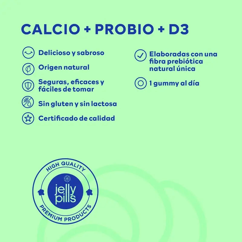 Jelly Pills Caclium+D3+K2+Propbio Kids , 70 gummies