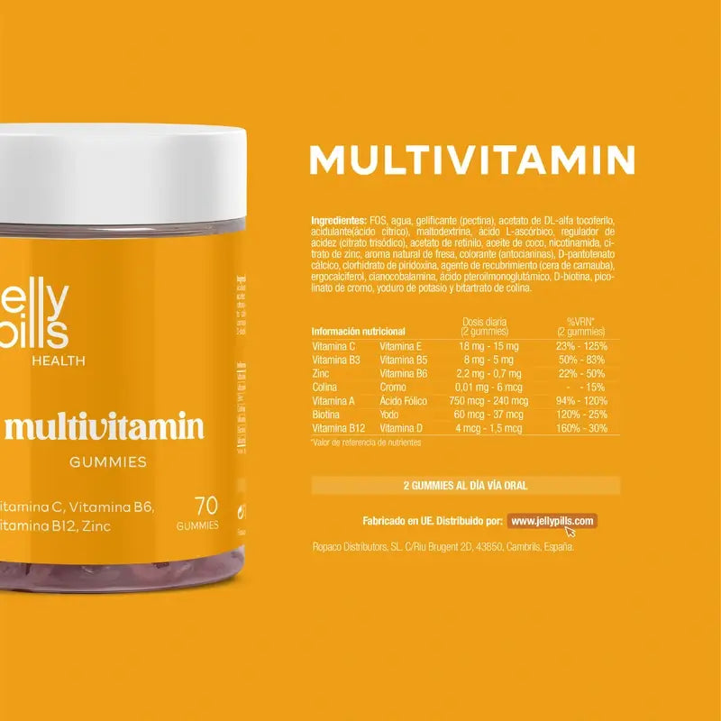 Jelly Pills Multivitamin , 70 gummies