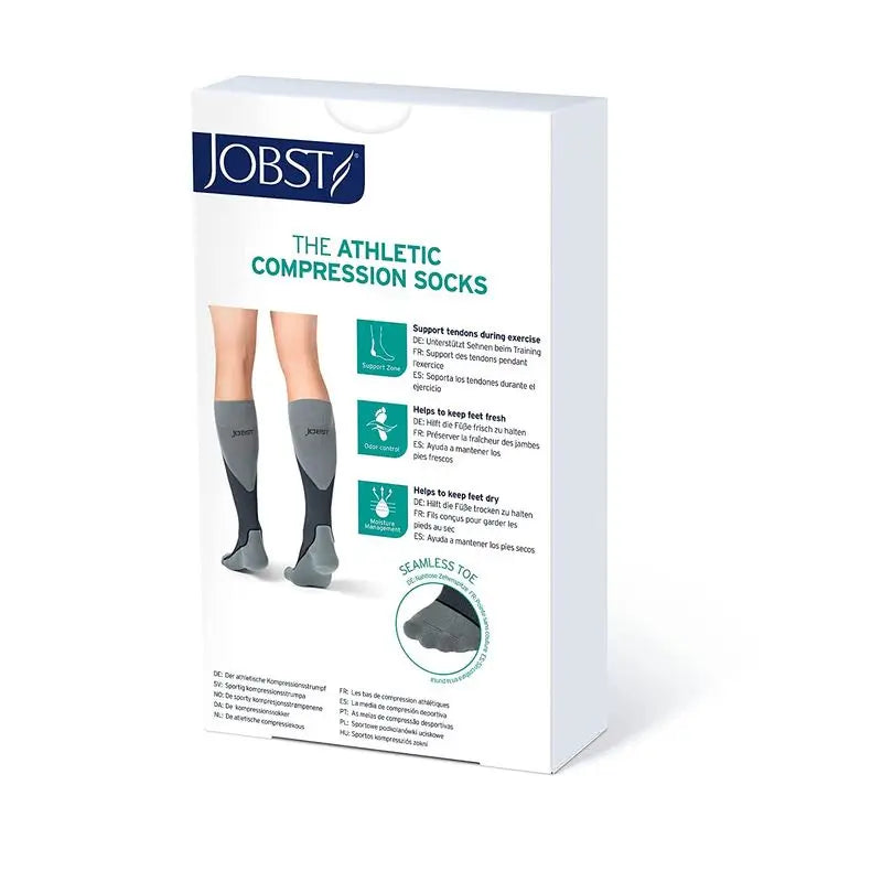 Jobst Calcetines Sport, Negro, Talla Xl, 15-20 Mmhg