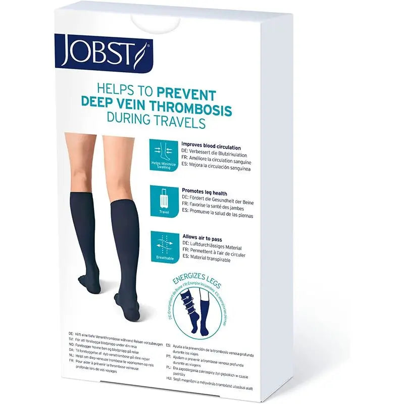 Jobst Calcetines  Travel, Negro, Talla 2