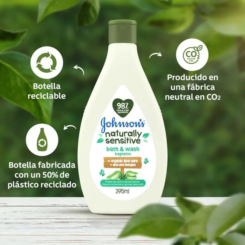 Johnson´S Baby Baño Bio Naturally Sensitive, 395 ml