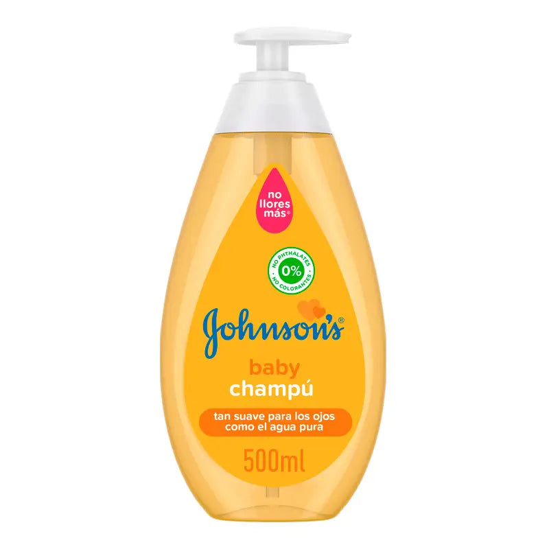 Johnson'S Baby Champú Clásico con Dosificador Pelo Suave, 500 ml