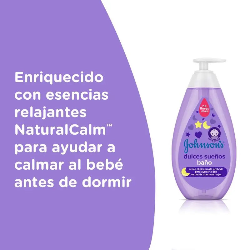 Johnson's Baby Gel de Baño Dulces Sueños Delicado Para la Piel, de Uso Diario, 750 ml