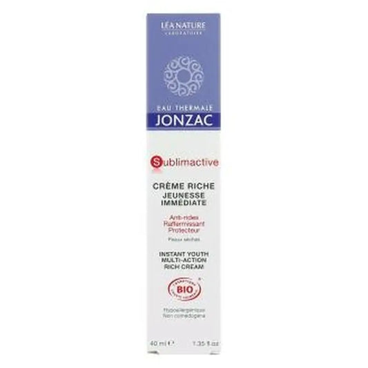 Jonzac Eco-Bio Sublimactive Crema Rica Antiedad 40Ml. Bio 