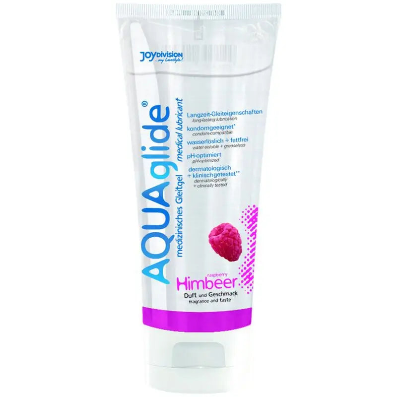 Joydivision Aquaglide  Lubricante Sabor Frambuesa 100 Ml