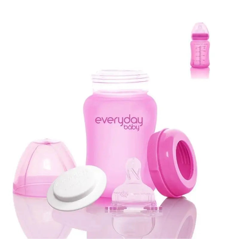 Joykids Biberón Cristal 150Ml Fucsia Termos Everyday Baby