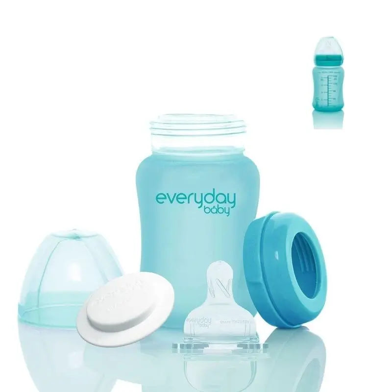 Joykids Biberón Cristal 150Ml Turquesa Termos Everyday Baby